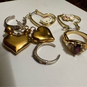 SO Gold and Silver Heart Jewelry Set